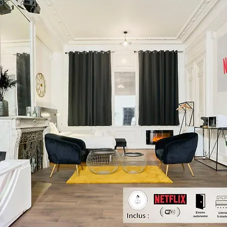 Apartamento Ng Prestige - Lille I Centre I College - Balneo - Netflix - Wifi *